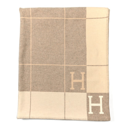 Hermes Wool Cashmere Avalon III Blanket Coco Camomille 1 of 3