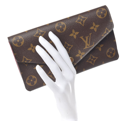 Louis Vuitton Monogram Jeanne Wallet Fuchsia 2 of 10