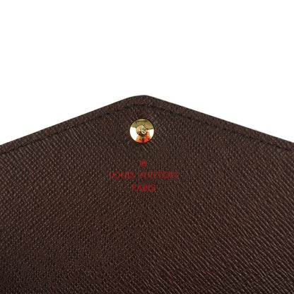 Louis Vuitton Damier Ebene Sarah Wallet NM 5 of 7
