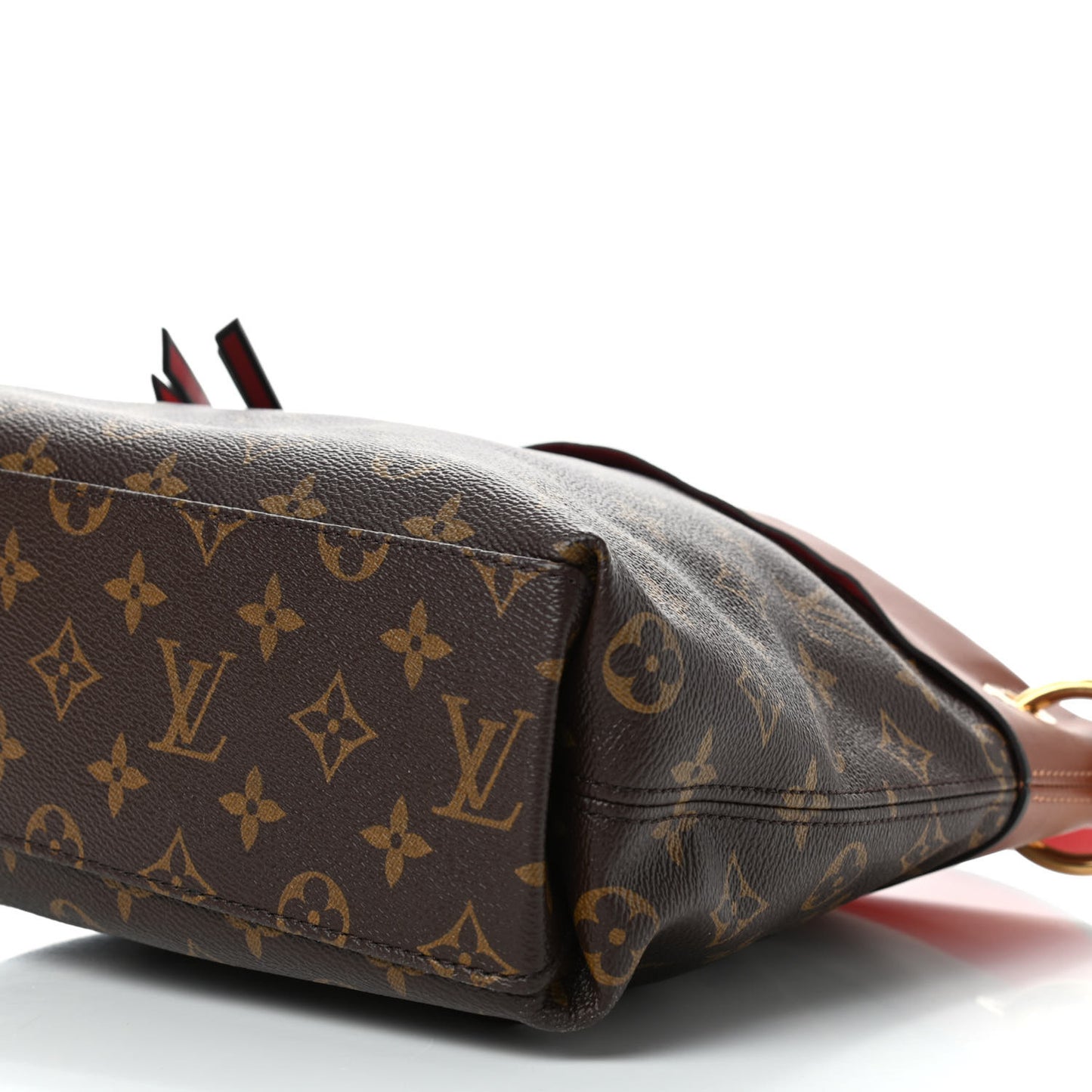 Monogram Tuileries Besace Caramel Rouge