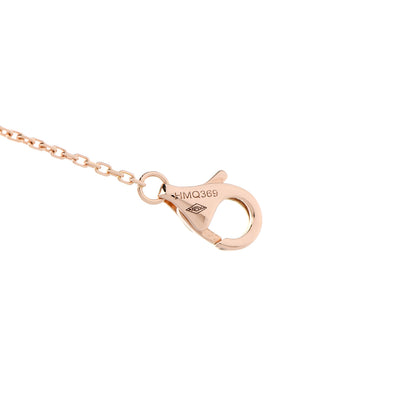Cartier 18K Pink Gold Diamond .23ct C De Cartier Pendant Necklace 5 of 6