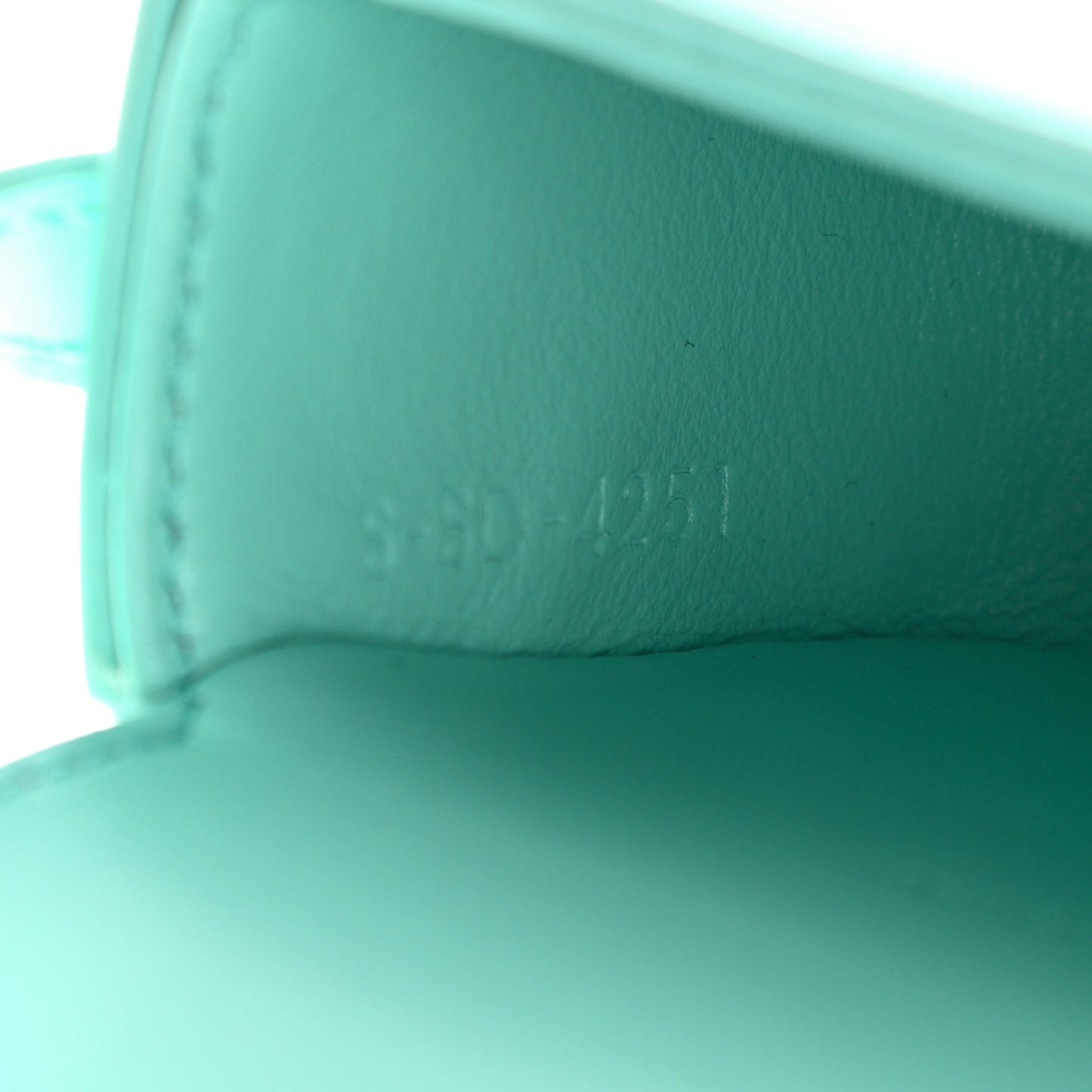 Calfskin Triomphe Airpods Case With Strap Turquoise