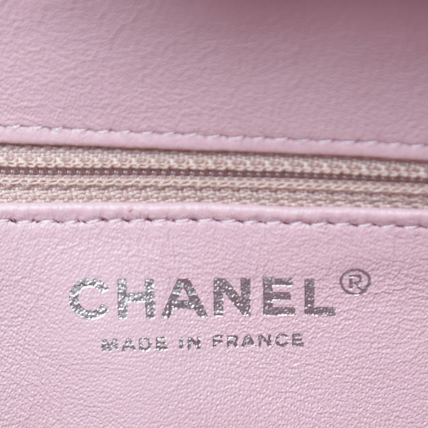 Chanel Tweed Zip Tote Pink White 7 of 12