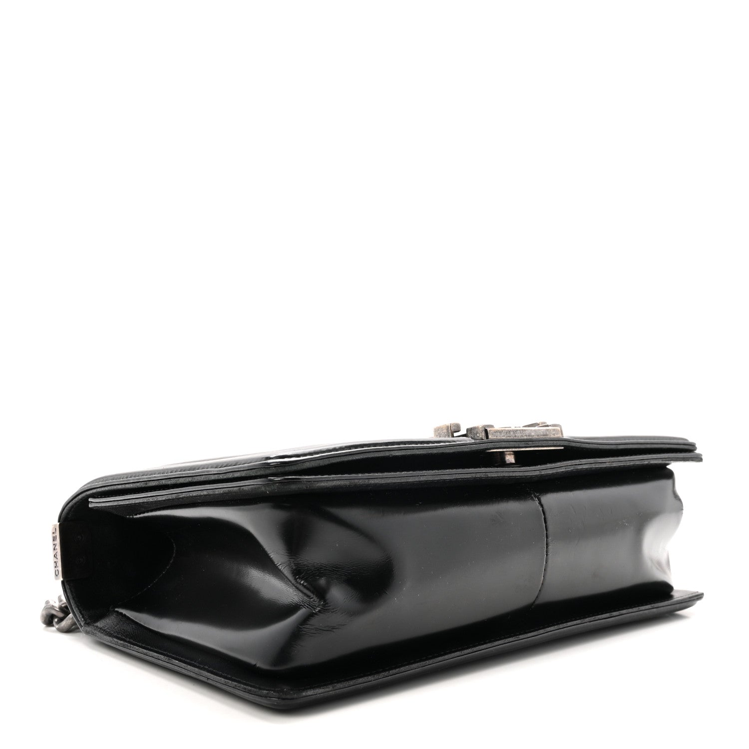 Chanel Glazed Calfskin Medium Boy Flap Black 4 of 10