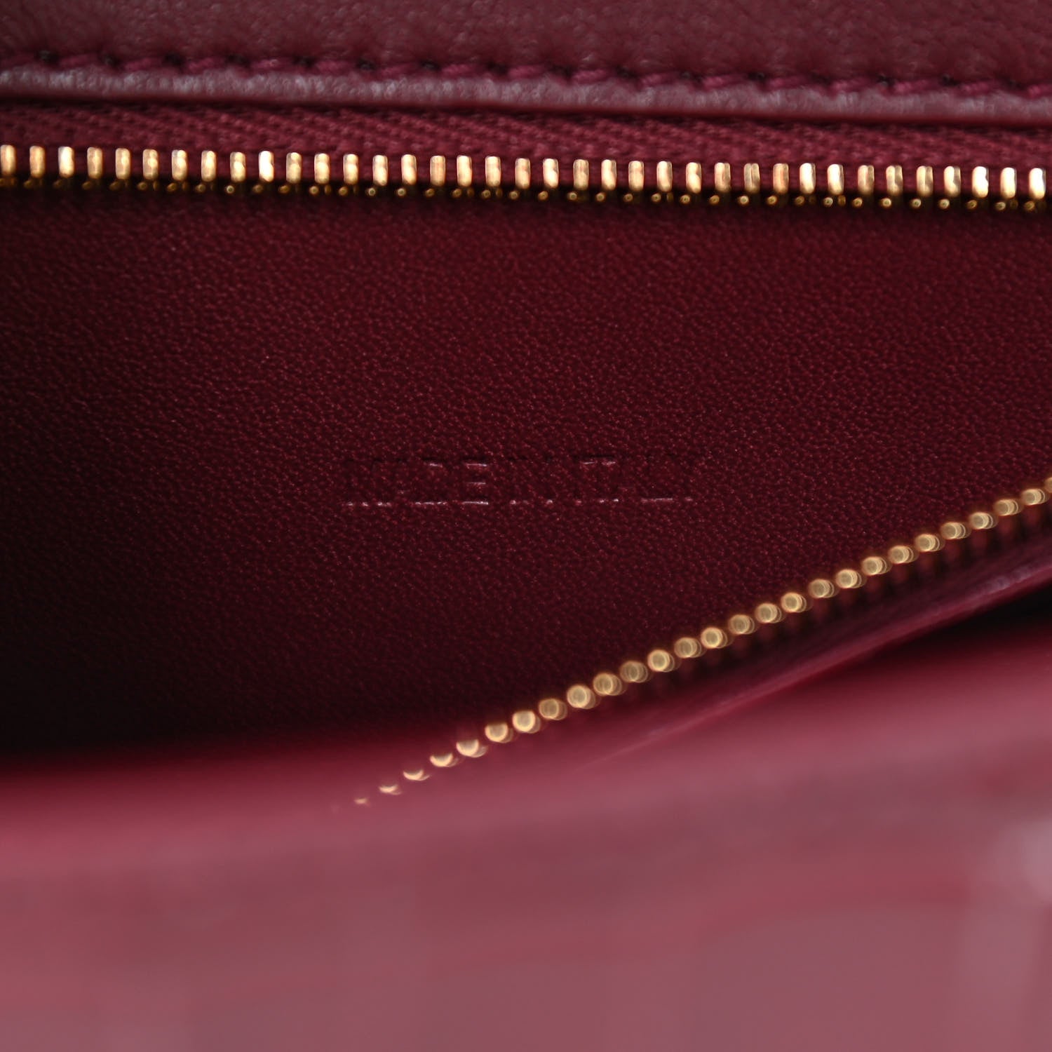 Balenciaga Shiny Calfskin Crocodile Embossed Small Hourglass Top Handle Bag Dark Red 7 of 10