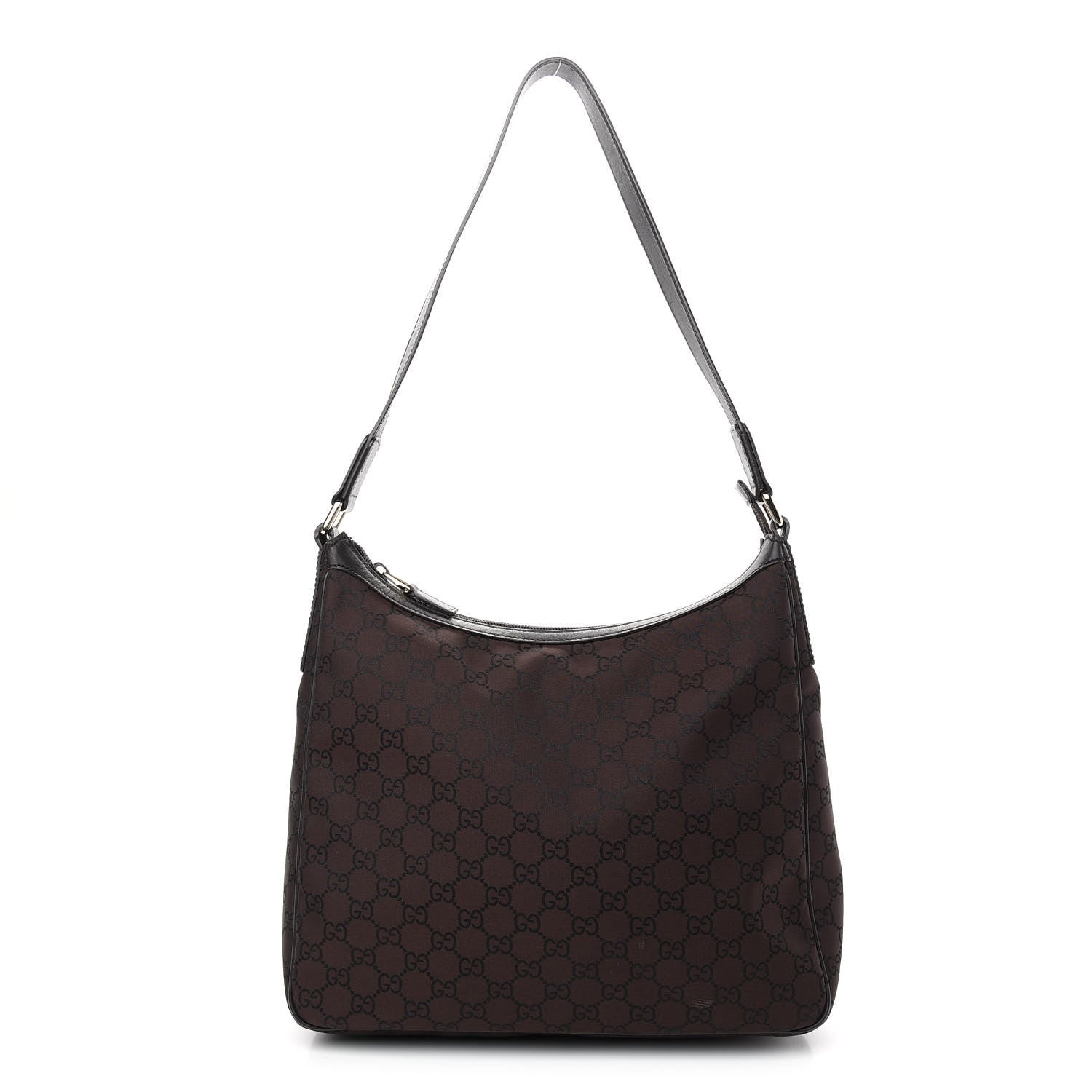 Gucci Canvas Shoulder Bag Brown 1 of 9