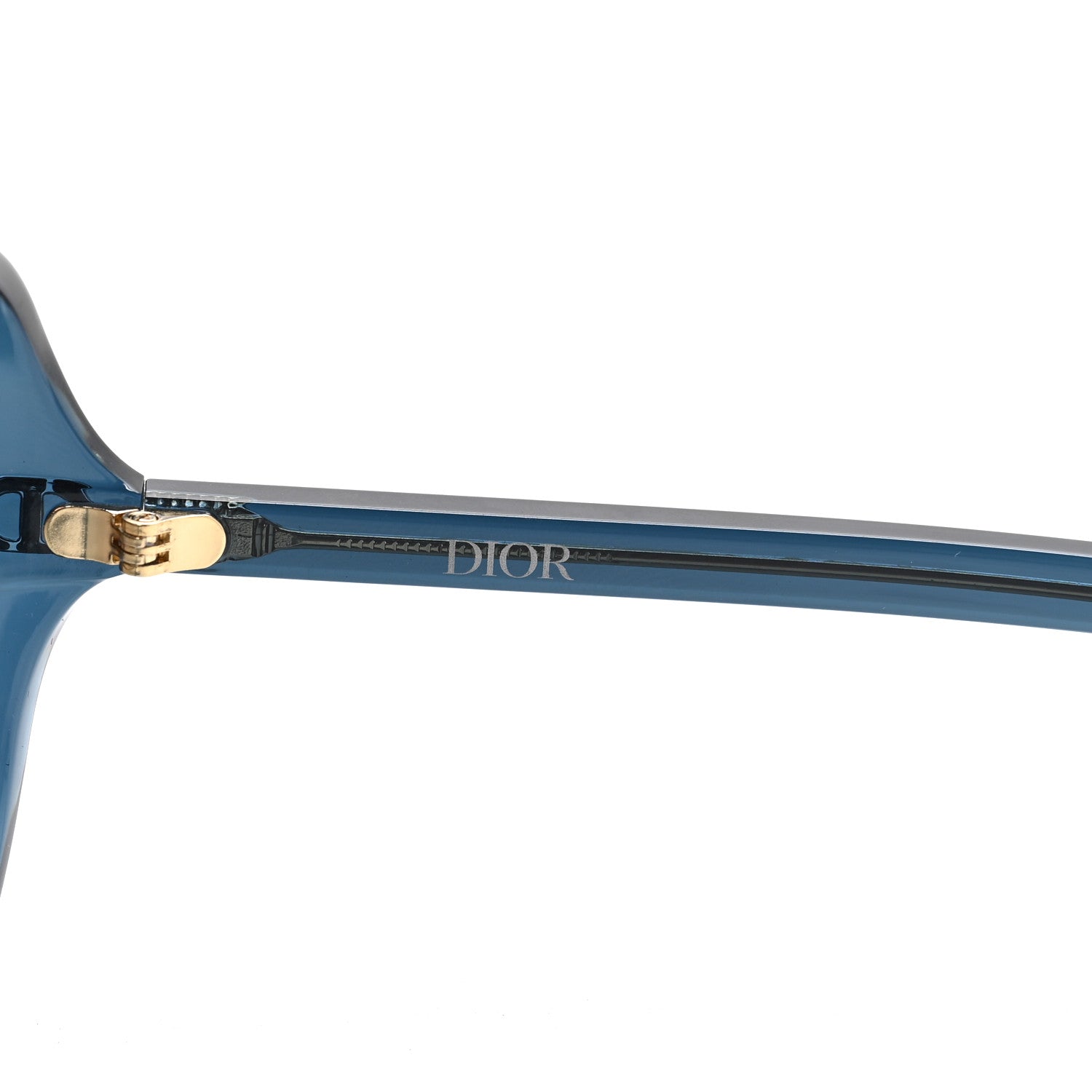 Christian Dior Transparent Acetate D-Doll Sunglasses Blue 5 of 7