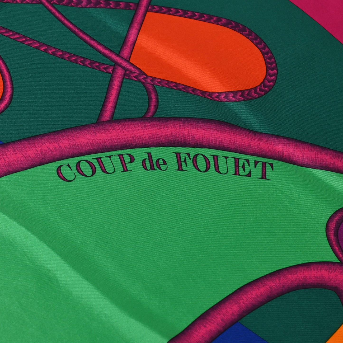 Silk Coup de Fouet Scarf 140
