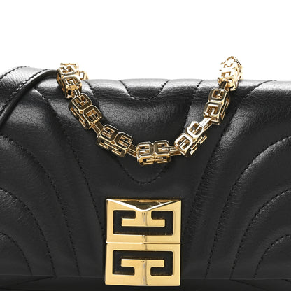 Givenchy Calfskin Quilted Micro 4G Soft Bag Black 8 of 10