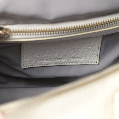 Alexander Wang Pebbled Lambskin Rockie White Gold Hardware 6 of 9
