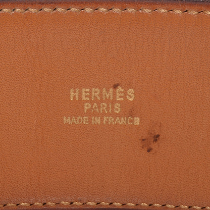 Hermes Box Collier De Chien CDC Belt 75 Noir 5 of 8
