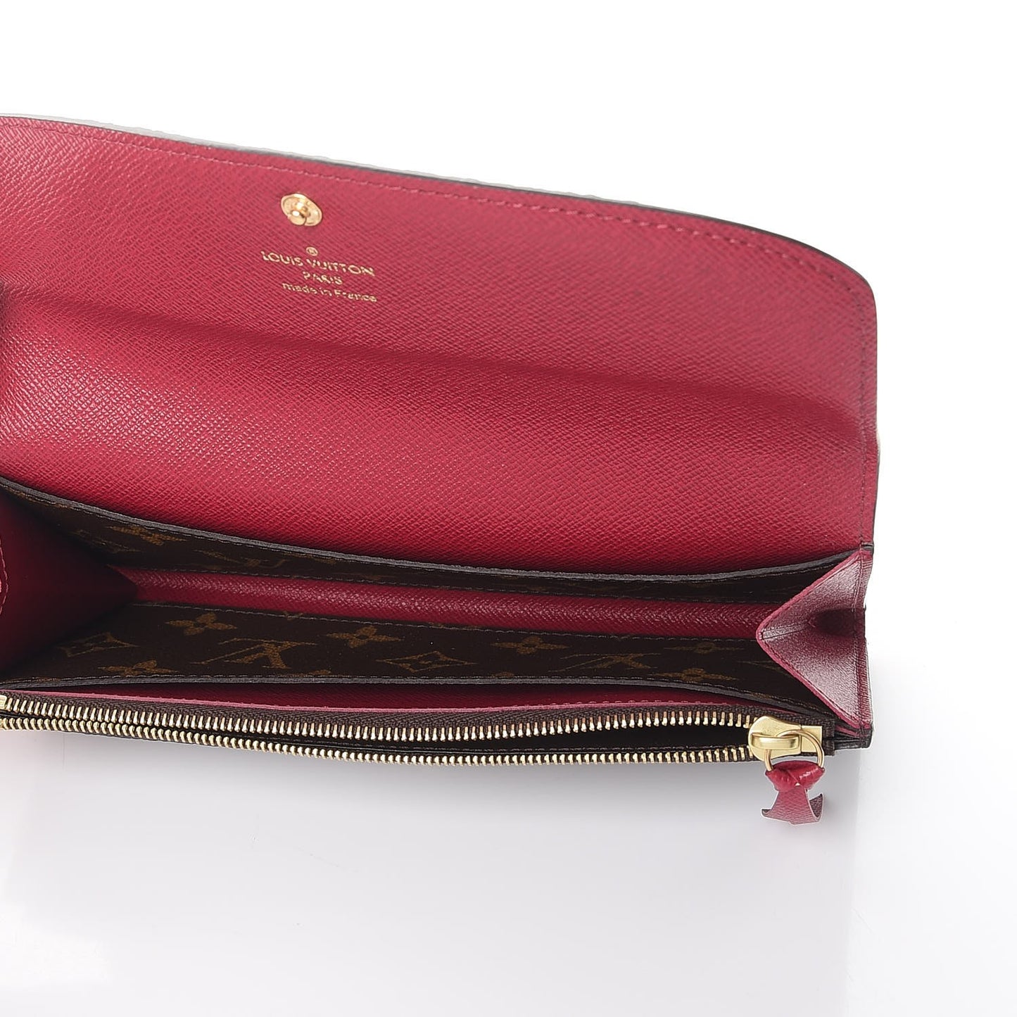 Monogram Emilie Wallet Fuchsia