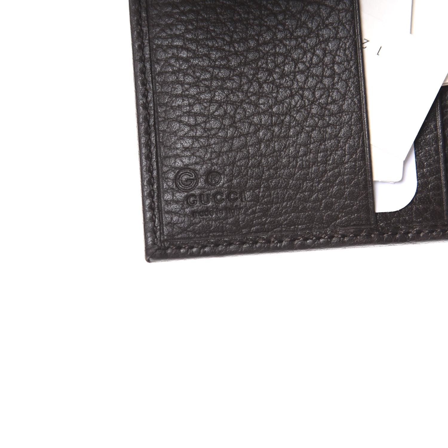 Gucci Monogram Bi-Fold Wallet Dark Brown 5 of 7