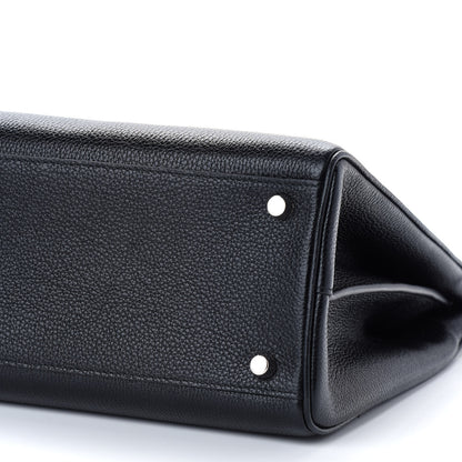 Gucci Grainy Calfskin Medium Zumi Top Handle Bag Black 8 of 8