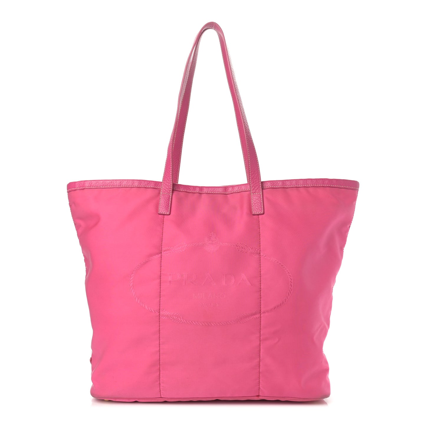 Tessuto Nylon Jacquard Logo Tote