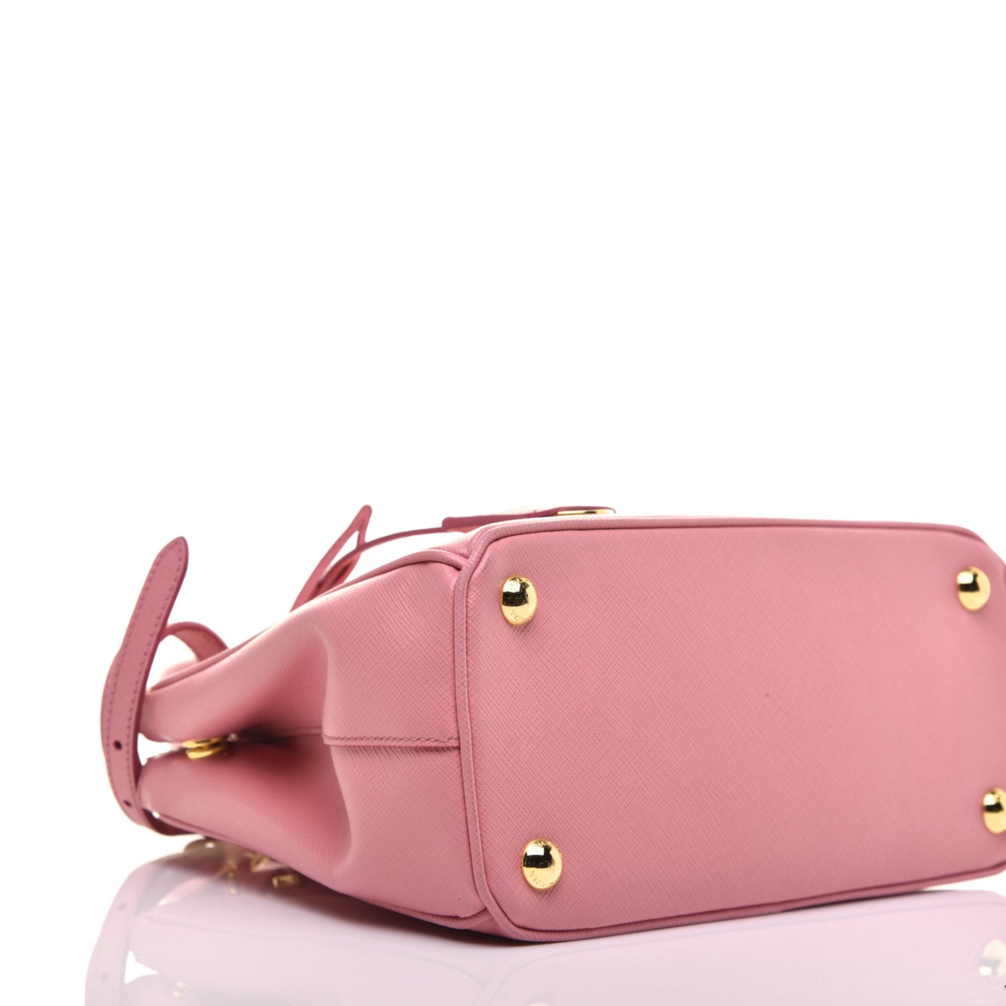 Saffiano Mini Galleria Double Zip Tote Petalo