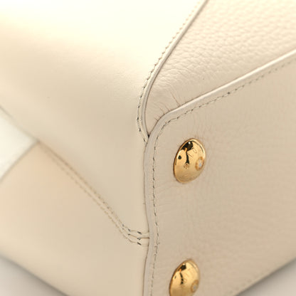 Louis Vuitton Taurillon Gelato Capucines BB Tonal Vanilla Beige 8 of 12