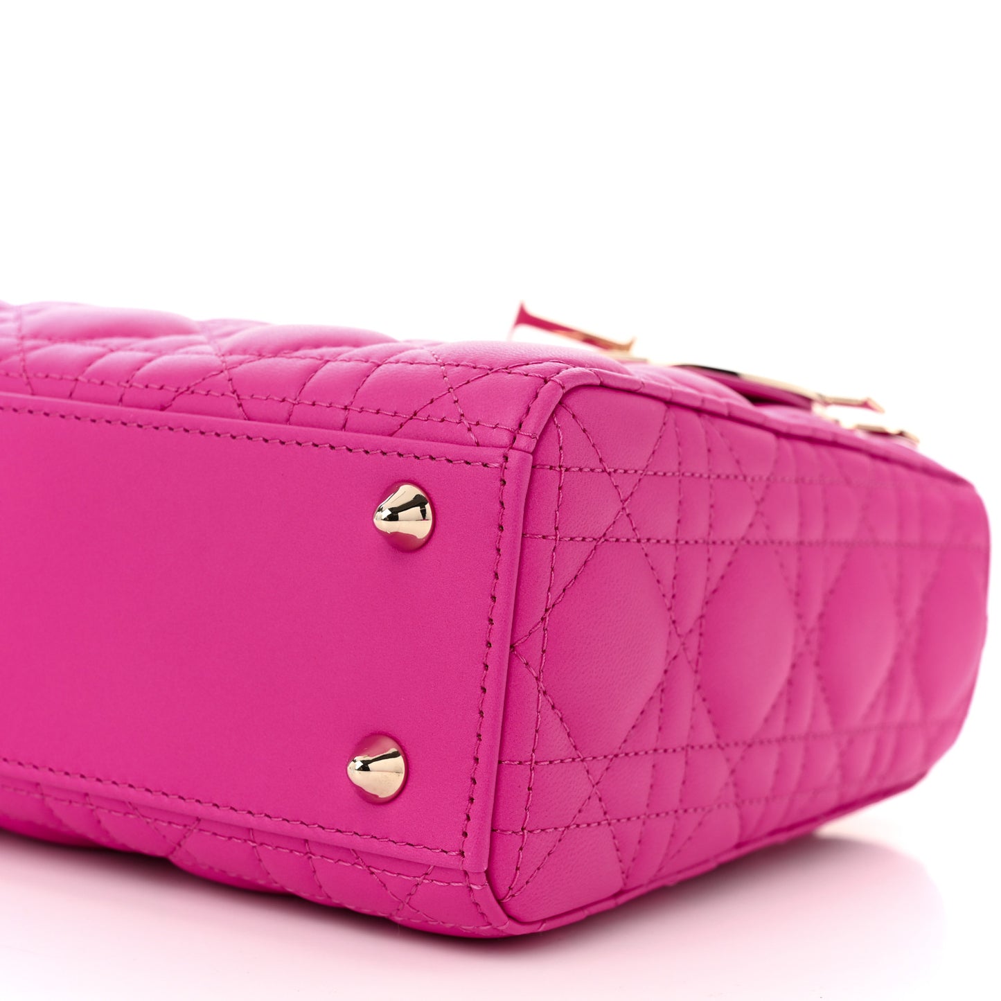 Lambskin Cannage Small My ABCDior Lady Dior Rani Pink