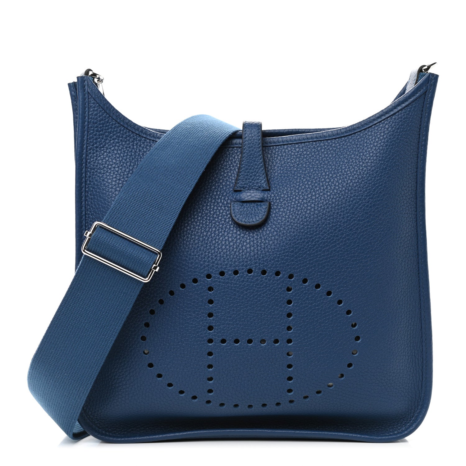 Hermes Taurillon Clemence Evelyne III PM Deep Blue 1 of 8