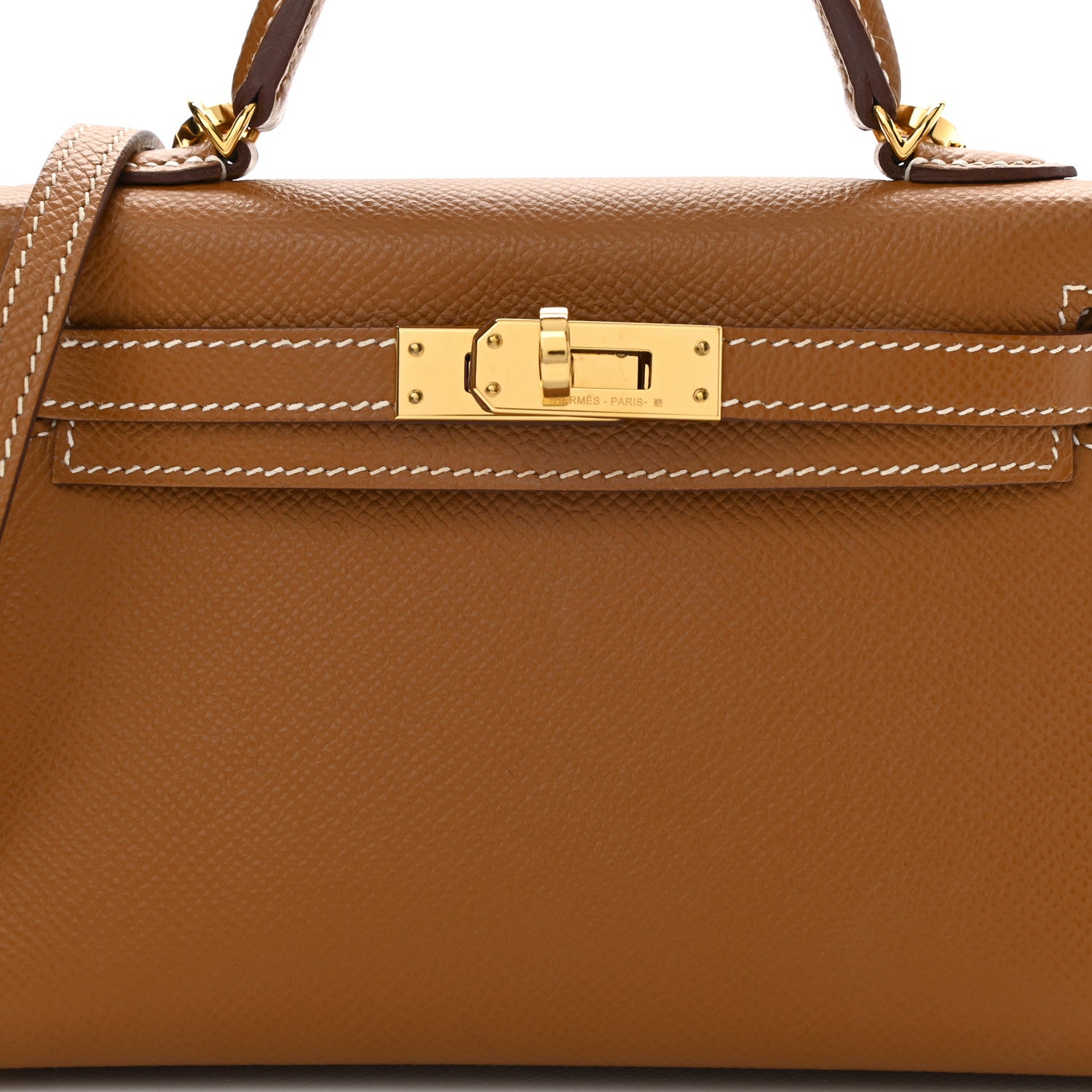 Hermes Epsom Mini Kelly Sellier 20 Gold 8 of 10