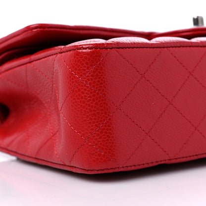 Chanel Caviar Quilted Medium Double Flap Red 8 of 9