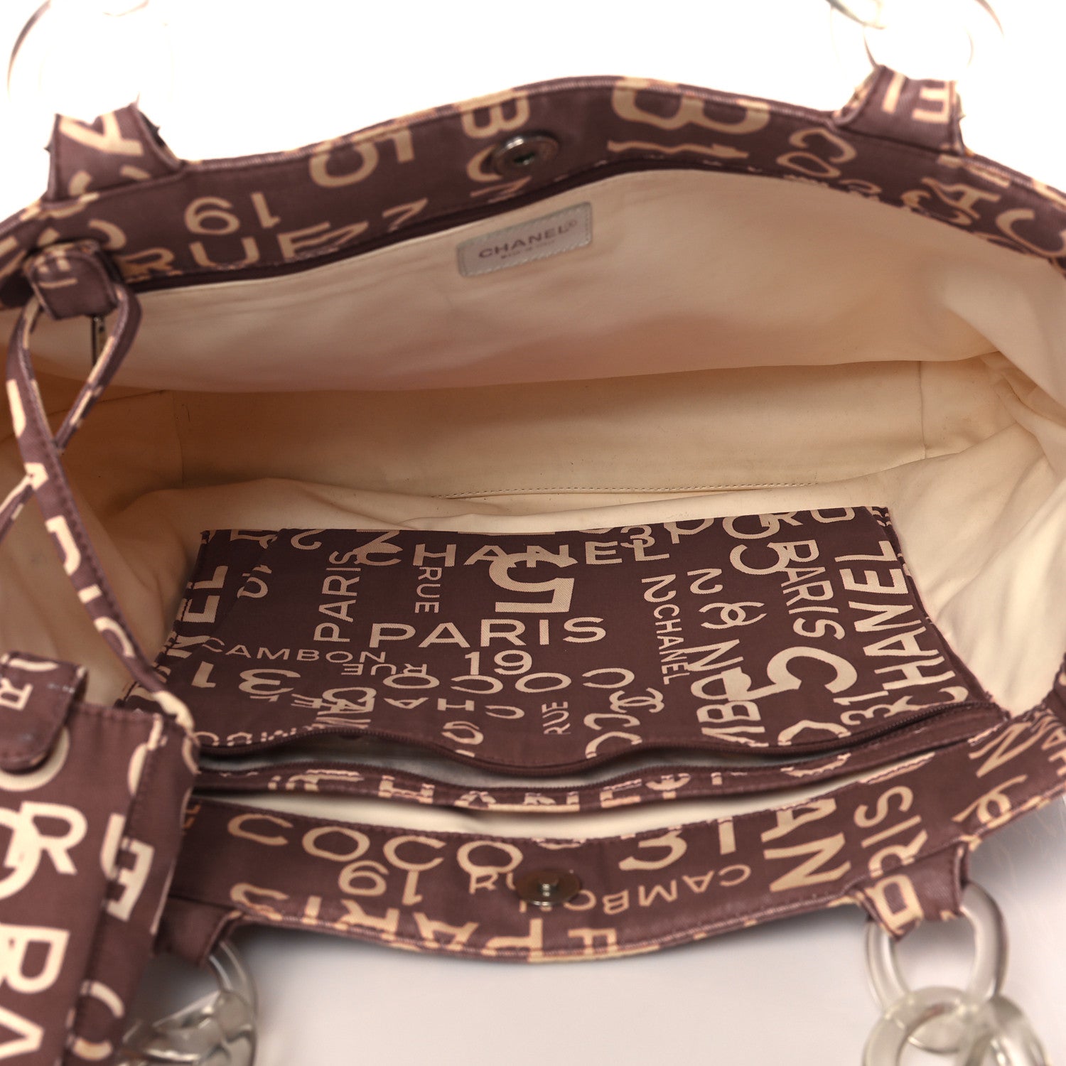 Chanel Canvas 31 Rue Cambon Beach Tote 5 of 10