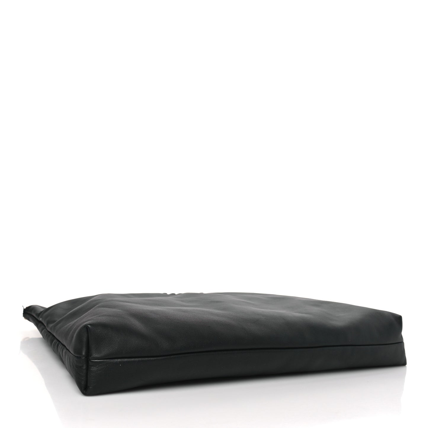 Soft Calf Softy Shoulder Bag Black