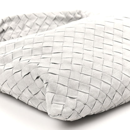 Bottega Veneta Suede Intrecciato Small Hop Sterling 8 of 9