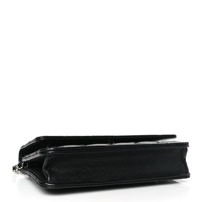 Chanel Caviar Quilted Wallet on Chain WOC Black 4 of 10