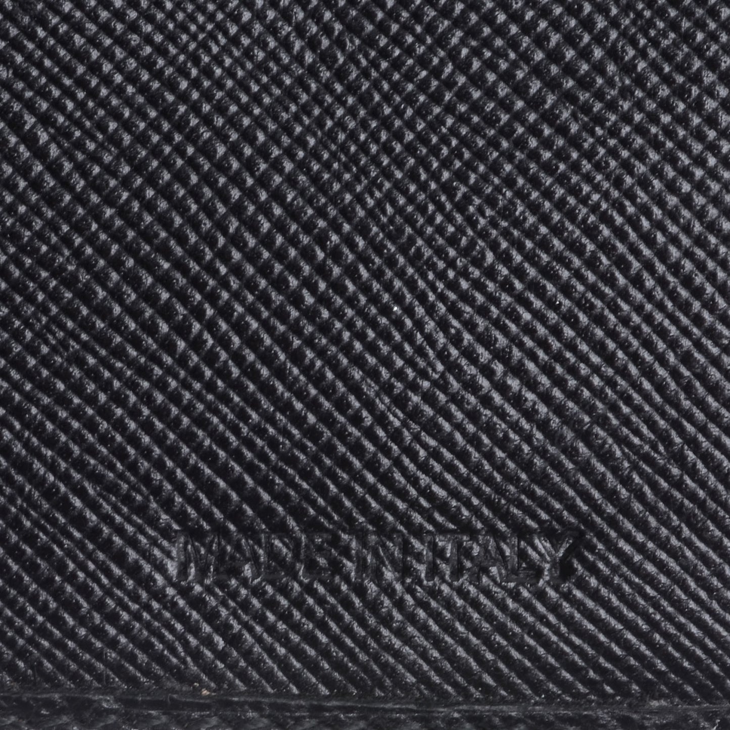 Vitello Daino Compact Wallet Nero Black