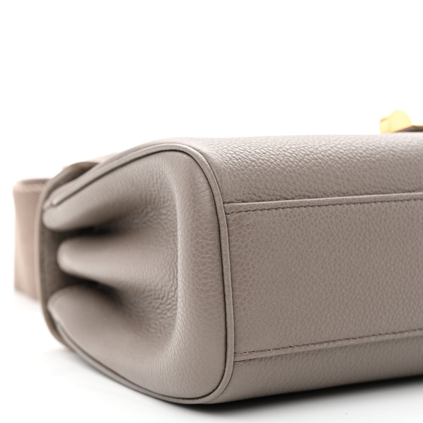 Grained Calfskin Teen Soft 16 Shoulder Bag Taupe