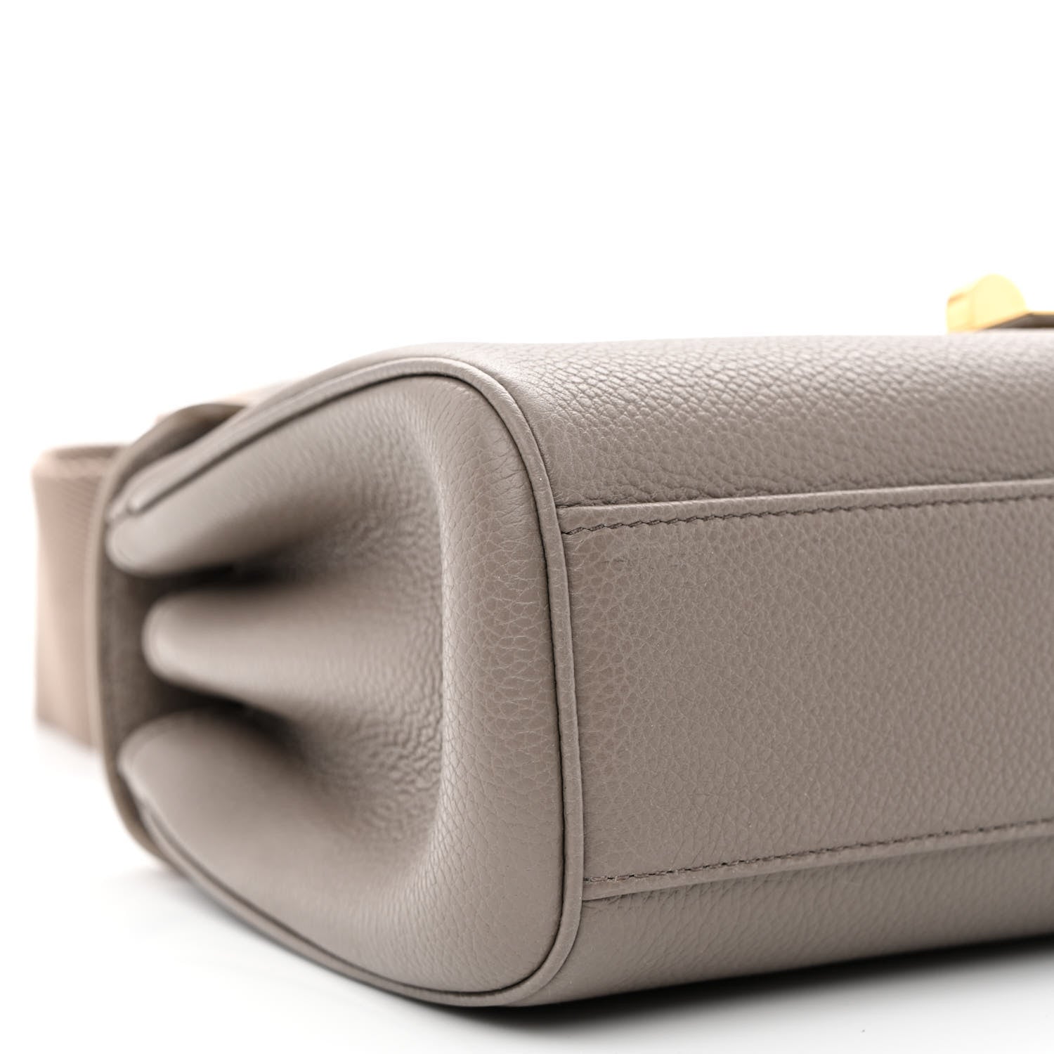 Celine Grained Calfskin Teen Soft 16 Shoulder Bag Taupe 9 of 10