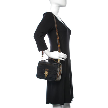 Louis Vuitton Patent Calfskin Monogram Cherrywood BB Black 2 of 8