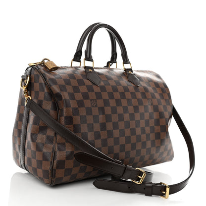 Louis Vuitton Damier Ebene Speedy Bandouliere 35 3 of 11