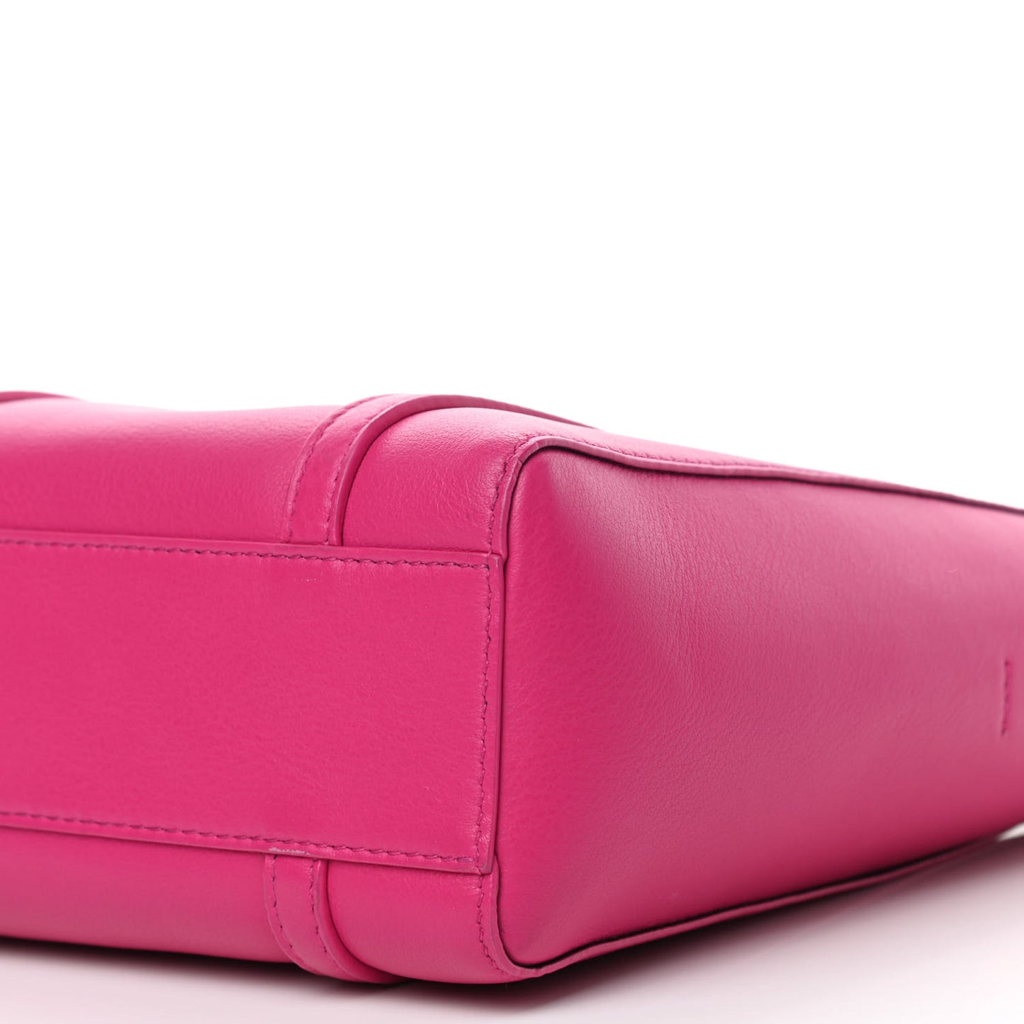 Calfskin XXS Everyday Tote Rose Magenta Black