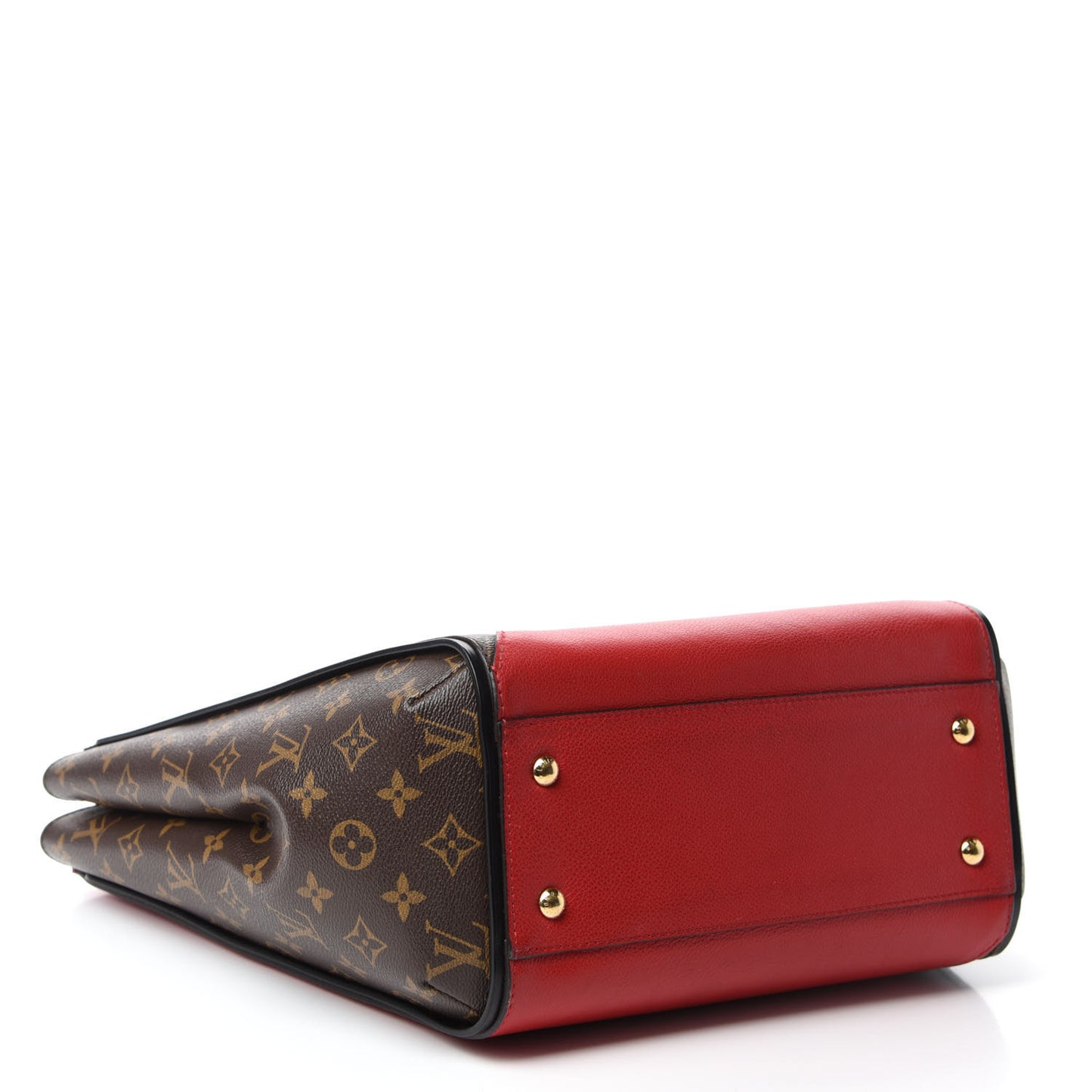 Calfskin Monogram Kimono Tote Cherry