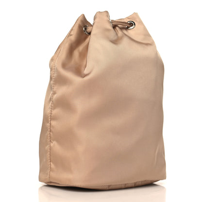 Prada Saffiano Tessuto Nylon Vela Bucket Wristlet Cammeo 3 of 10