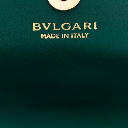 Bulgari Calfskin Serpenti Forever Wallet Emerald Violet Amethyst 6 of 9