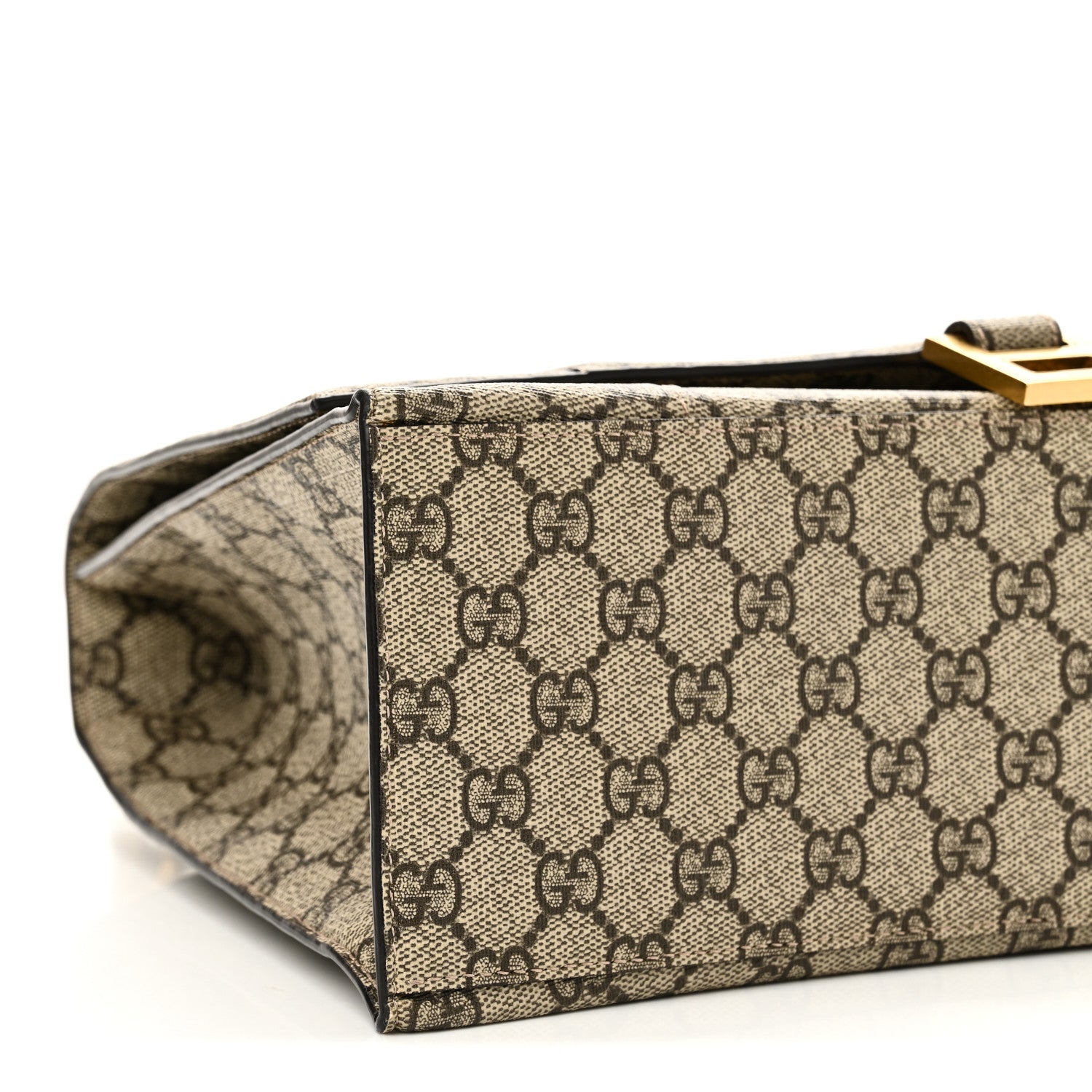 Balenciaga X GUCCI GG Supreme Monogram Medium Hourglass Top Handle Bag Beige Ebony 8 of 9