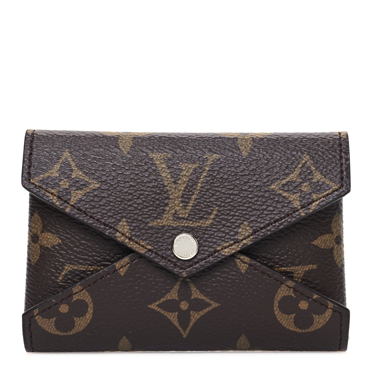 Monogram LV Colormania Kirigami Card Holder Sari Red