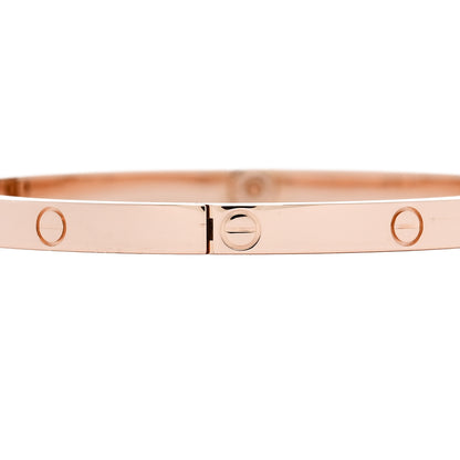 Cartier 18K Pink Gold Small LOVE Bracelet 16 5 of 8