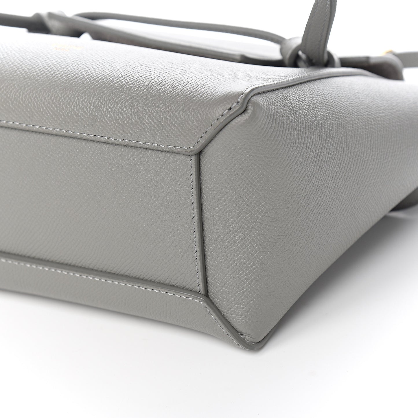 Grained Calfskin Nano Belt Bag Cloud