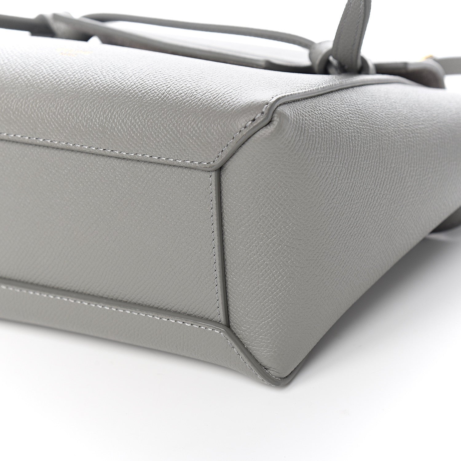 Celine Grained Calfskin Nano Belt Bag Cloud 8 of 9