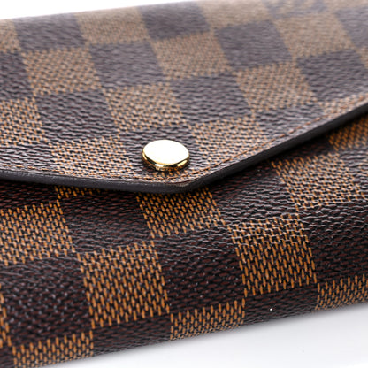 Louis Vuitton Damier Ebene Sarah Wallet NM 15 of 16