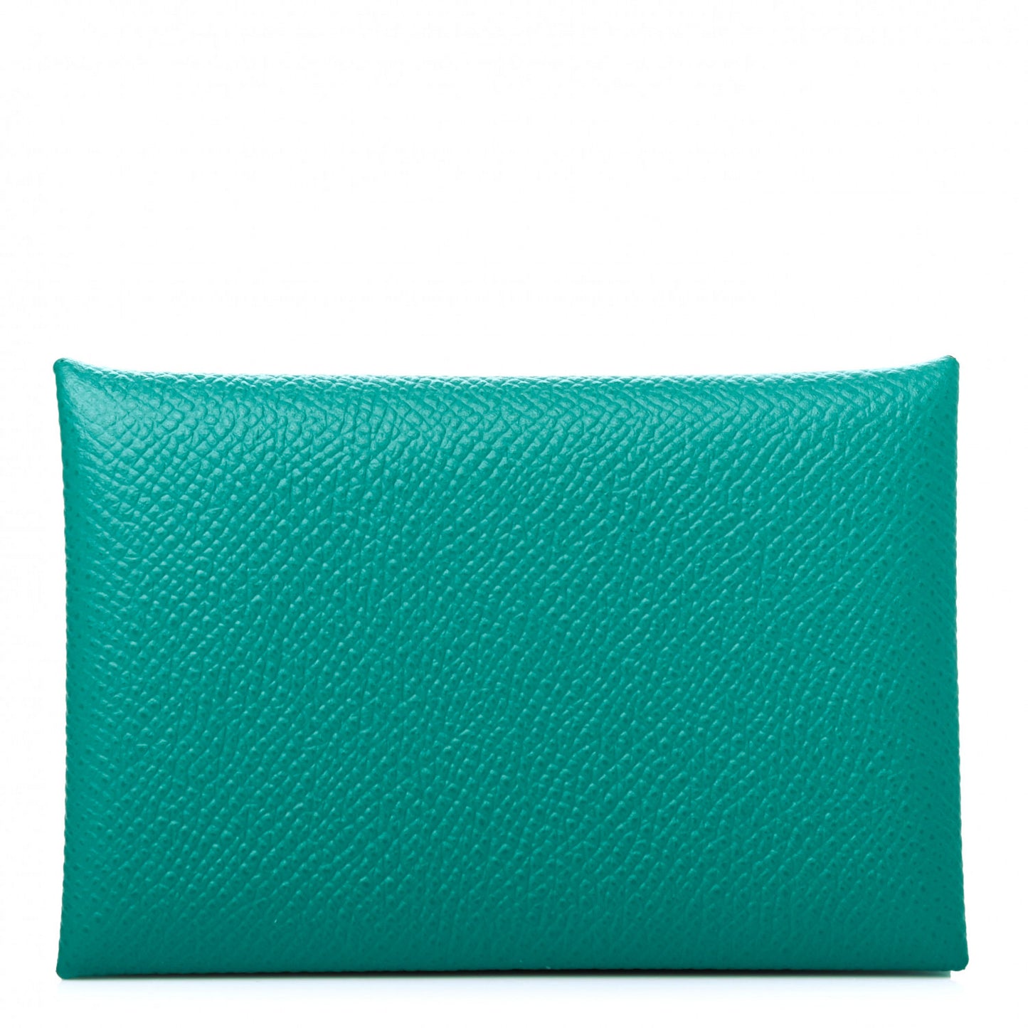 Epsom Calvi Card Case Bleu Paon