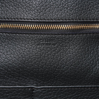 Celine Crisped Calfskin Mini Tie Knot Tote Dark Green 6 of 14