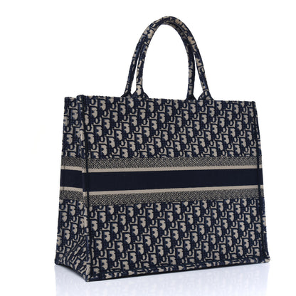 Christian Dior Oblique Book Tote Blue Multicolor 2 of 5