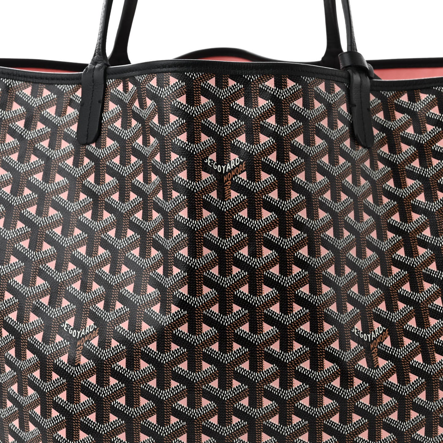 Goyardine Saint Louis Claire Voie GM Black Pink