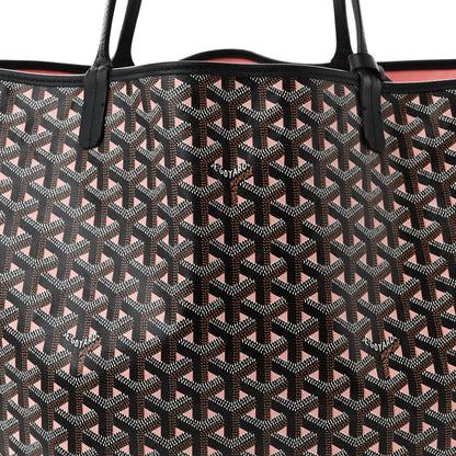 Goyard Goyardine Saint Louis Claire Voie GM Black Pink 9 of 11