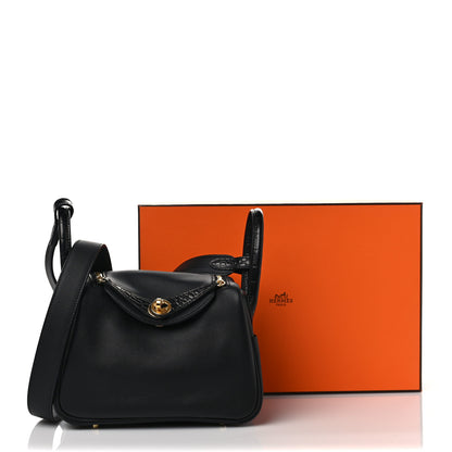 Hermes Swift Matte Alligator Mini Touch Lindy 20 Black 9 of 9
